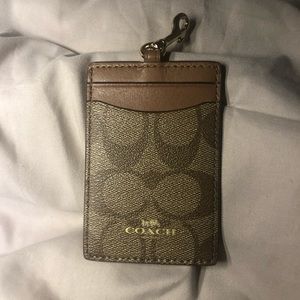 Coach ID/ Card Holder (without the lanyard)